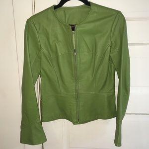 Shape FX Green Leather Jacket Sz 6 - St. Patrick's